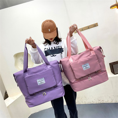 旅行包2021新款潮女大容量摺疊手提包待產行李包短途收納袋健身包