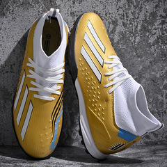 Men's and Students' Indoor Football Cleats with Rubber Outsole and Broken Studs for Cross-border International Trade Football Training Matches