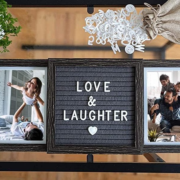 Venta caliente tablero de fieltro palillos de plástico tablero de fotos marco hecho a mano DIY hecho a mano mensaje marco de fotos de fieltro conmemorativo