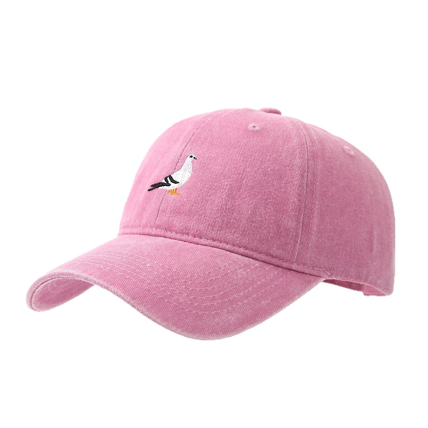 2025 otoño nueva paloma bordada agua lavable sombrero de sol hombre y mujer al aire libre pesca sombrero de béisbol sombrero image 6
