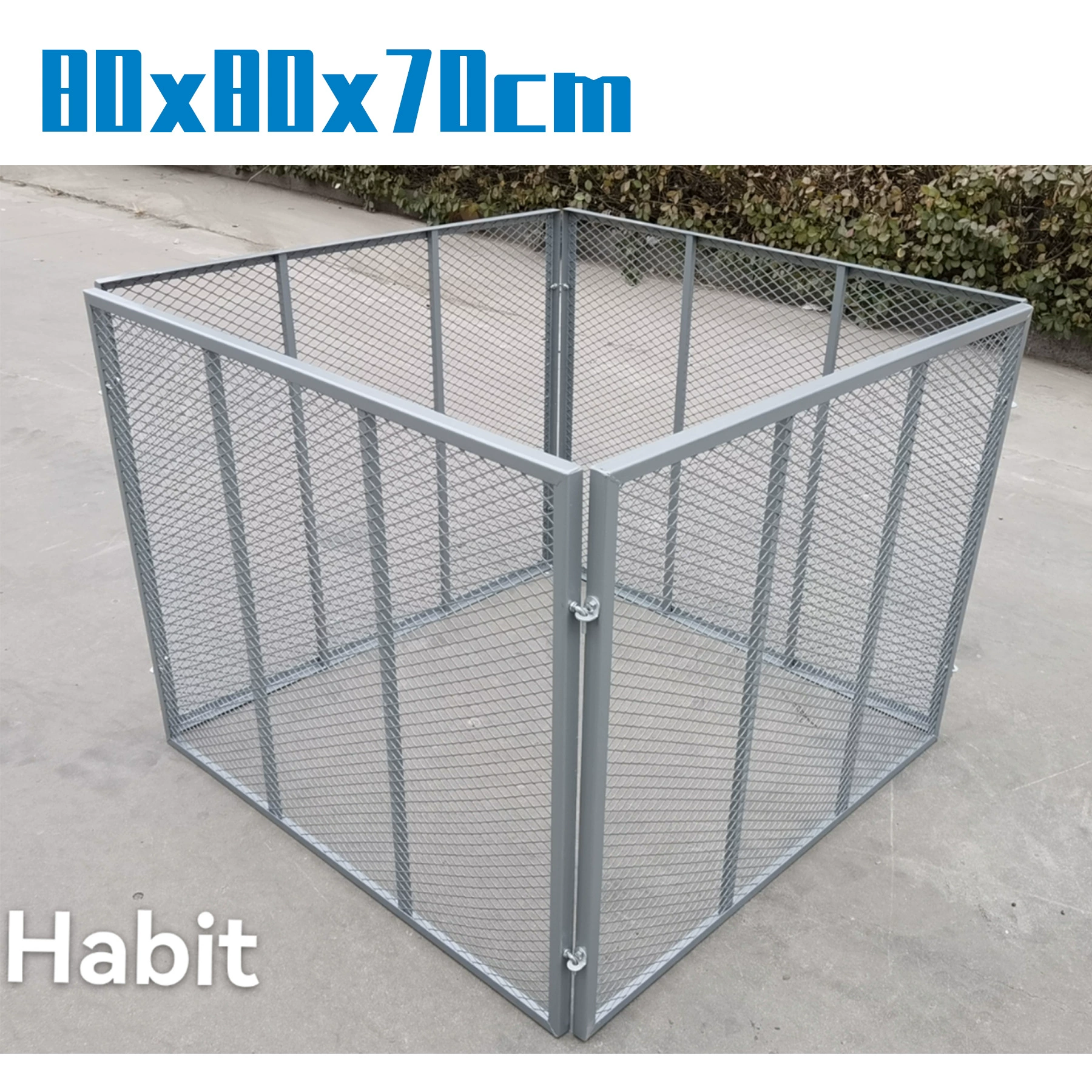 Сетка для компостирования в европейском и американском стиле, корзина-ограждение для хранения удобрений, оцинкованная и окрашенная, красивая и экологичная, минимальный заказ 300 комплектов!