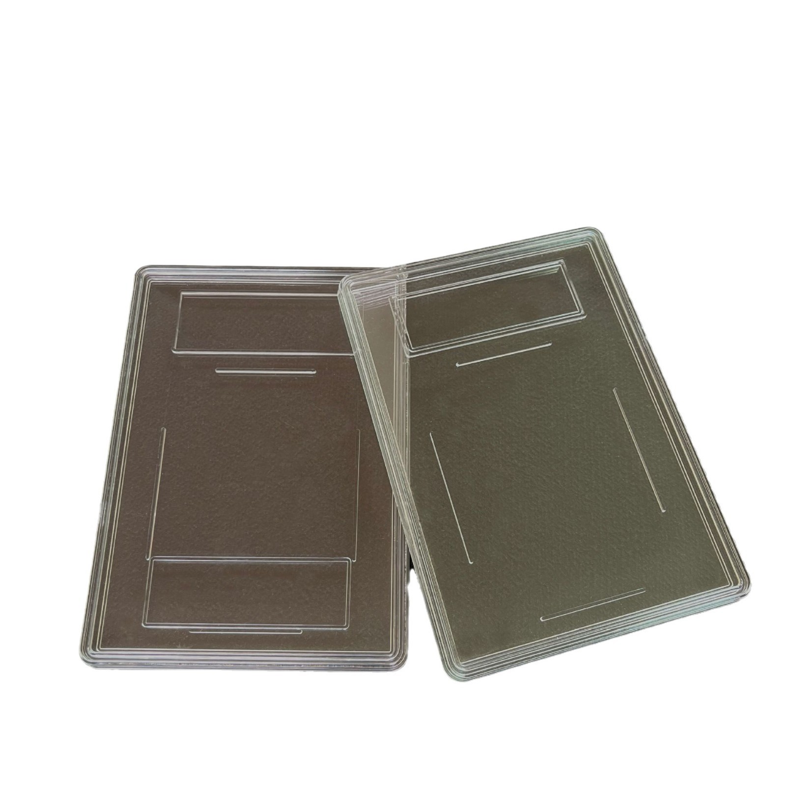 Highly transparent game card collection storage box card rating card…