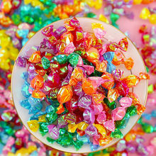 千纸鹤糖果大量批发网红炫彩散装年货节小零食混合多口味透明迷你