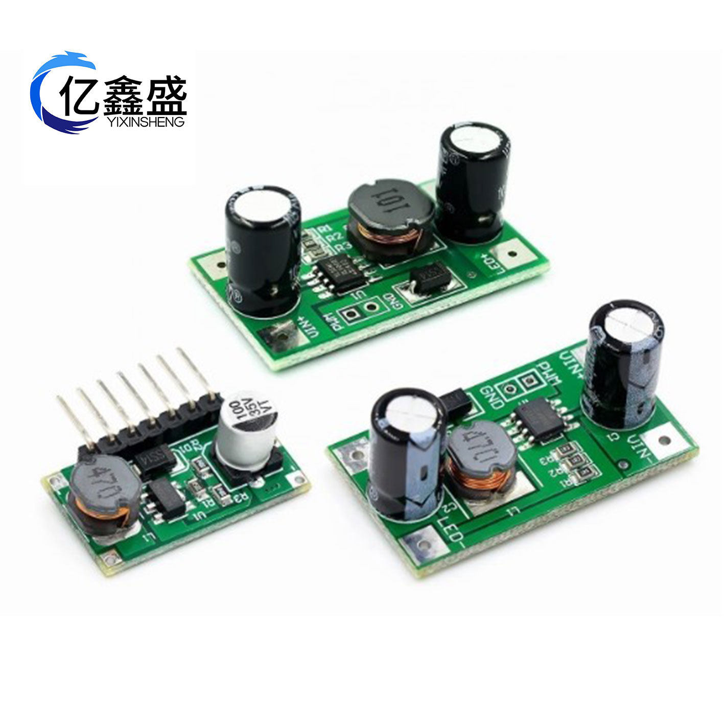 1W 2W/3W LED 驱动器 350mA 700mA PWM调光输入5-35V DC恒流模块