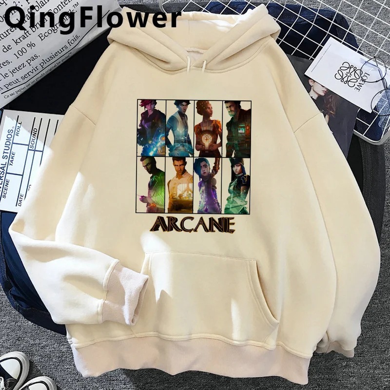 Arcane Jinx Hoodies Male Overseas Setwear Men Hoody Sweatsh