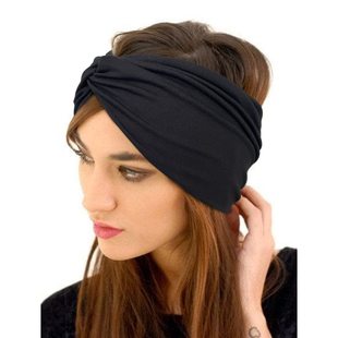Women's Wide Hair Wrap Extra Elastic Headband Sports Headband Soft Kink Headband Suitable for Yoga Workout Headband