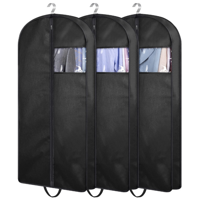 Suit Bag Wardrobe Travel Hanging Garment Bag with Handle Foldableable to Hold Clothes, Jackets, Shirts