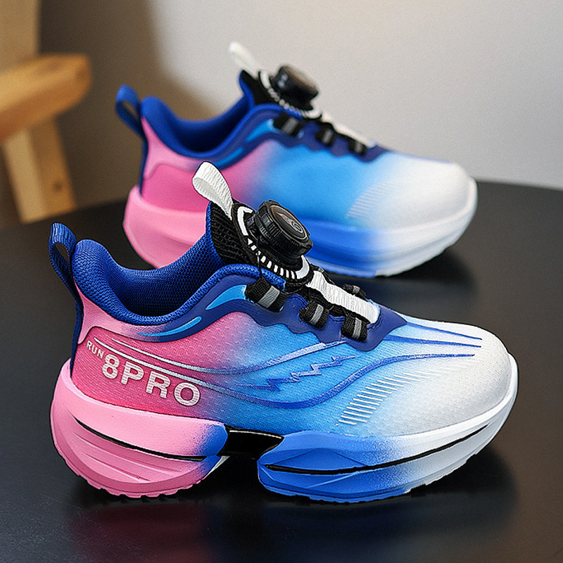 Zapatos para niños, niñas 2025 nuevos zapatos deportivos para niños de primavera Red Rabbit 8por, zapatos de baloncesto para correr de malla para niños grandes, niñas