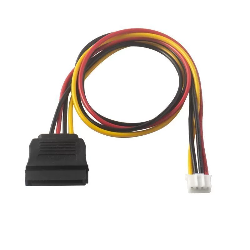 Купить ITX кабель питания SATA материнской плате 15p мать к маленькому 4pin материнская плата 2.0мм шаг питание провода