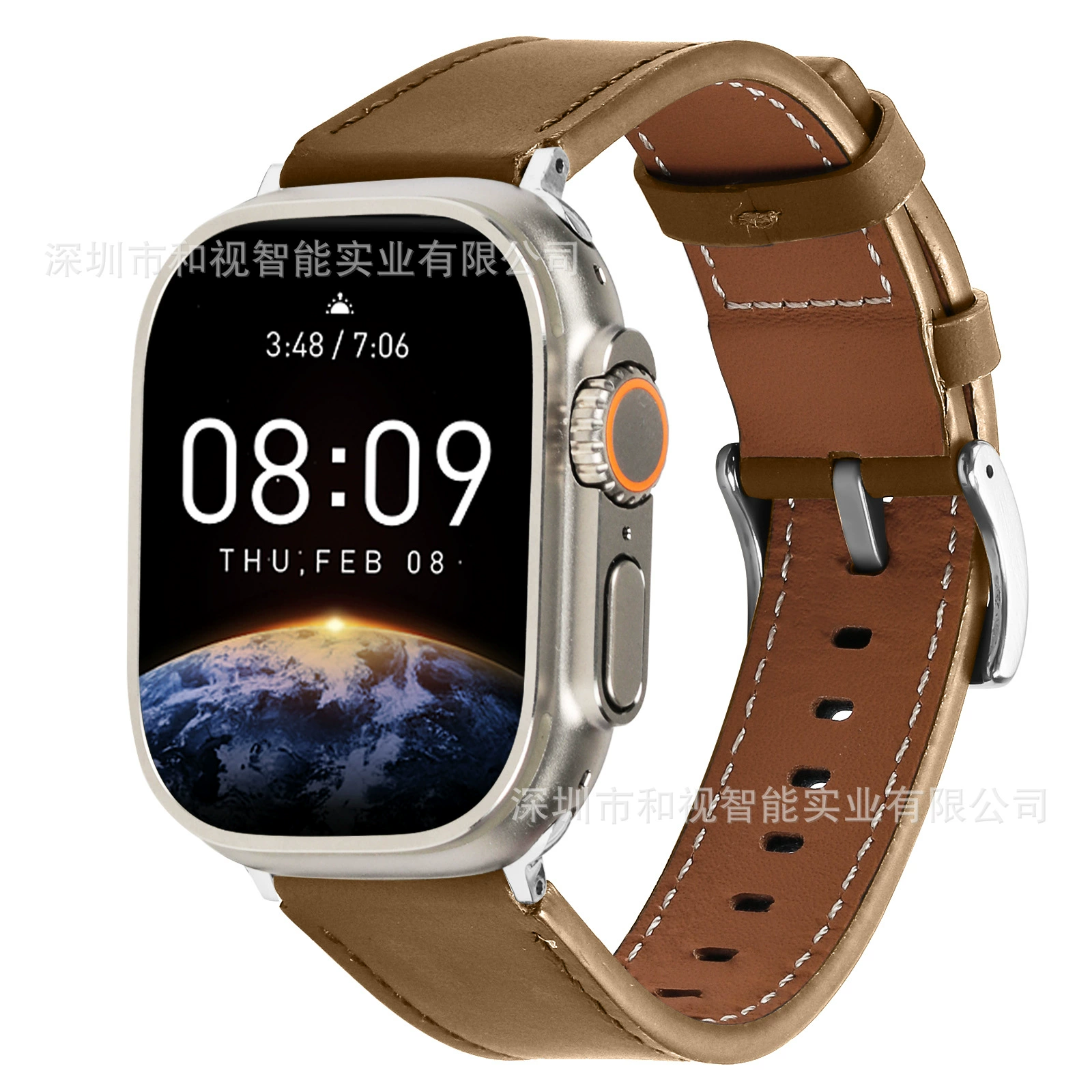 Подходит для Apple Applewatch10 Silk Facial Leather Ultra2 ремешок iWatch умные часы с новыми моделями