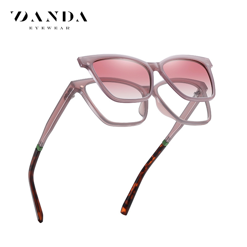 CG7704 europeo y americano nuevo miopía magnética conjunto gafas un espejo de doble uso TR90 ultra-ligero conductor de la moda gafas de sol polarizadas