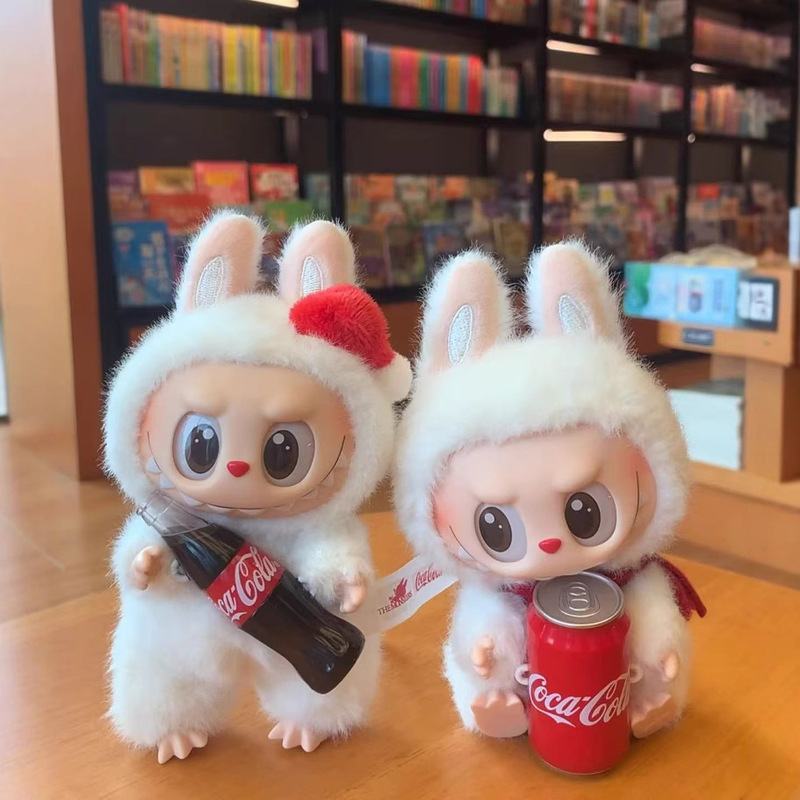 POP MART 第三世代ラブブ l コーラモデル POP MART シリーズ シットダウンパーティー トレンディなビニールぬいぐるみ ブラインドボックス|undefined