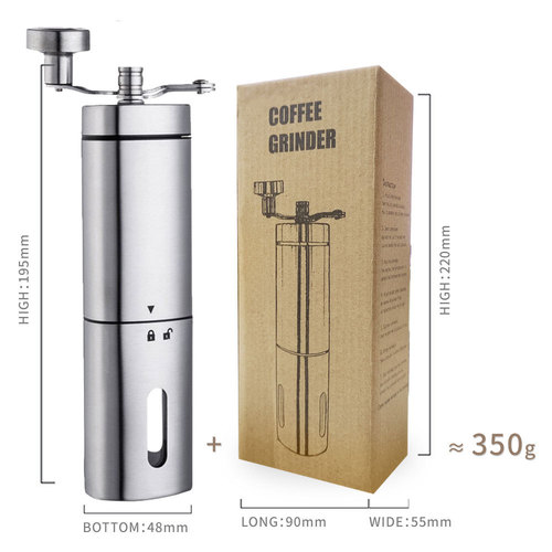 Upgraded Triangle Manual Coffee Maker Home Hand Grinder Wholesale Stainless Steel Grinder
