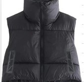 Chaleco de algodón de estilo europeo y americano Chaleco de invierno de las mujeres Chaleco de algodón engrosado chaleco sin mangas de pan