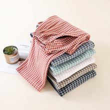 宽松德绒阔腿裤情侣冬季居家舒适睡裤直筒高腰百搭休闲家居服裤