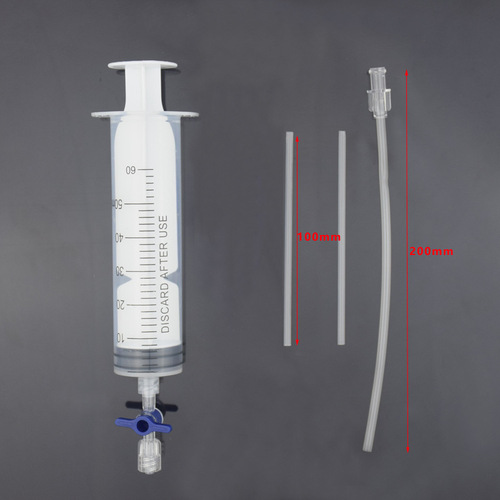 Mountain bike vacuum tube patching self-sealing liquid filling tool hose syringe set accessories