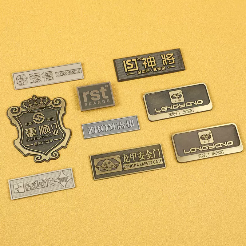标牌家具门牌铭牌锌合金复古标牌可印logo异形标牌商标