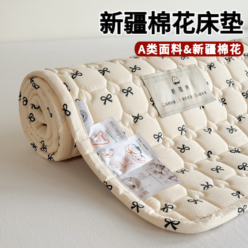 Cotton Mattress Cushion Household Double Mattress Student Dormitory Single Rental House Cotton Mattress Cushion Non-Slip