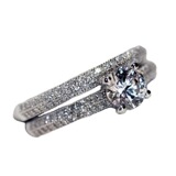 臻荣 Модное обручальное кольцо с цирконом, Aliexpress, микроинкрустация, европейский стиль