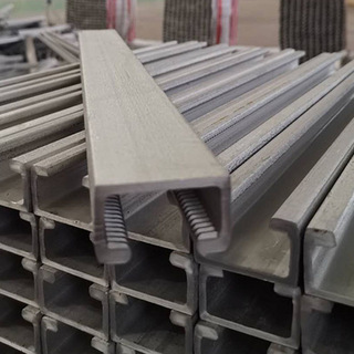 槽式预埋件哈芬槽 管廊预埋槽道 嘉驰厂家现货带齿预埋槽道