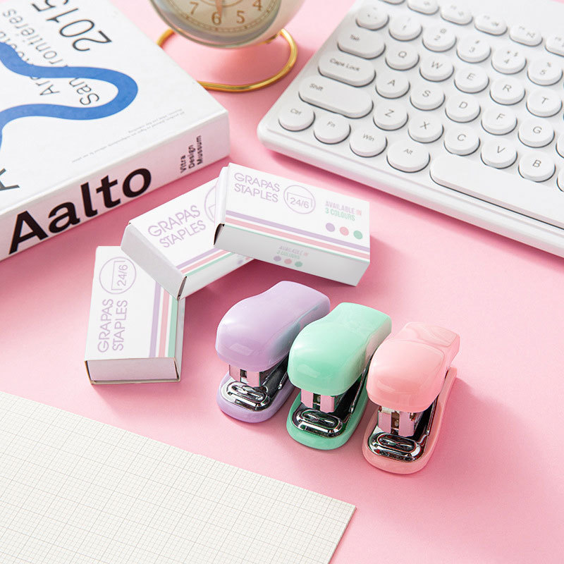 Pinzas de Cola Larga Huecas Creativas de Moda en Internet, el Mismo Modelo, con Cara Sonriente, Carpeta de Colores, Pinza Creativa para Diarios y Exámenes