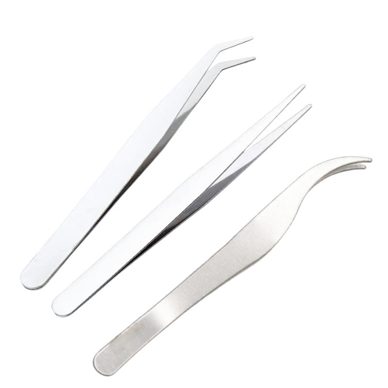 手帐镊子不锈钢diy手工手账夹子夹尖燕窝挑毛美甲假睫毛镊子防静