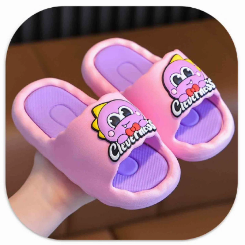 Детские тапочки, Банные Нескользящие дезодоранты с мягким дном, милые супер милые домашние Мультяшные устойчивые к падениям летние кукольные Тапочки