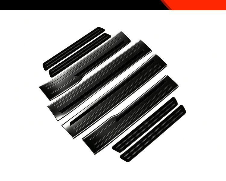 Suitable for 26 models of Mazda CX-5 modified cars, internal and external welcome threshold strips, stainless steel protective pedals