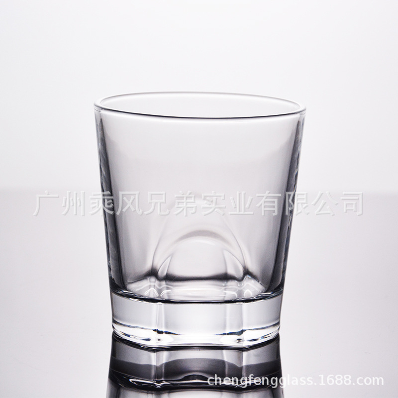 欧式威士忌杯厚底烈酒杯创意玻璃杯家用洋酒杯异形威士忌酒杯水杯