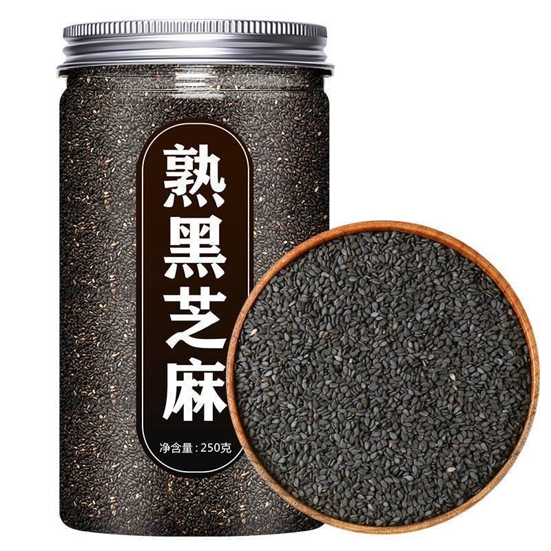 熟芝麻官方旗舰店即食500g白黑芝麻粒粉现炒熟商用打豆浆专用|undefined