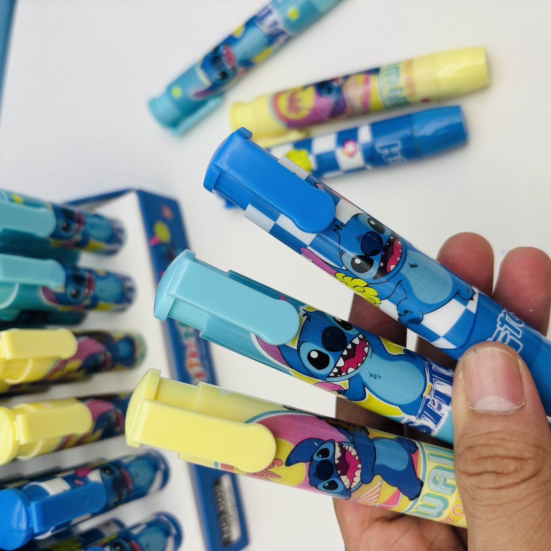 Nuevo Star Baby Presione Eraser Animation Steele creativo limpio menos residuos estudiantes y niños suministro de goma