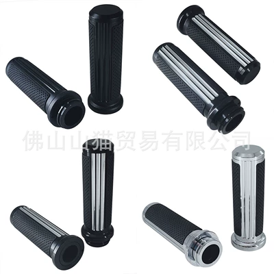Harley Motorcycle Refitting Universal Electronic Throttle Handle Set Street Bully Luwei Fat Boy Gliding Road King Handle Glue