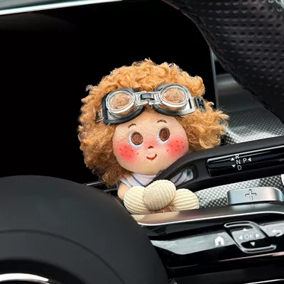 car dashboard decoration, interior windshield: Sürətlər qutusu və əl tormozu başlıqları - academy-brown-hairdresser
