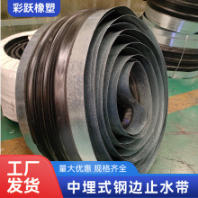 钢边式止水带中埋式外贴止水带橡胶止水条PVC塑料止水带