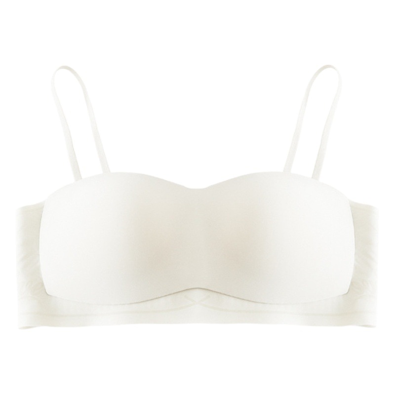 本物のノンワイヤー滑り止めブラジャー、大きな胸を小さく見せる薄型ブラ、ノンワイヤーで跡が残らない、寄せ上げブラジャー
