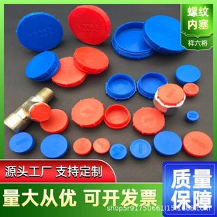 PE plastic thread inner plug inner thread protective cover dust cap bulkhead sealing cap cylinder sealing plug bulkhead