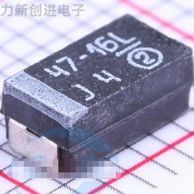 293D476X9016C2TE3描述47uF(476) ±10% 16V 钽电容