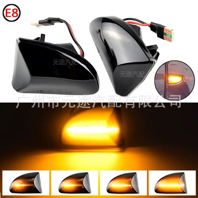 Suitable for Mercedes-Benz Smart Fortwo W451 LED dynamic side light Fender side turn indicator (Dönmə işıqları) - b-sm-01-blackened-1-light-bar-single-yellow-light
