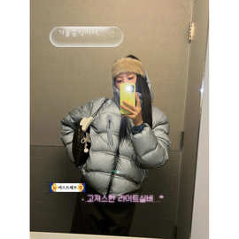 1.24 2025冬季新款韩国设计师郑秀晶金冬天同款轻量排骨羽绒服