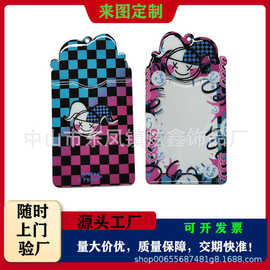 少女心可爱追星小卡卡套收纳挂件 哑光PVC精美拍立得相片钥匙扣