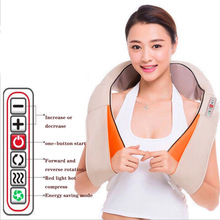 U Shape Neck Massager 3D Infrared Heat Kneading Back Massage