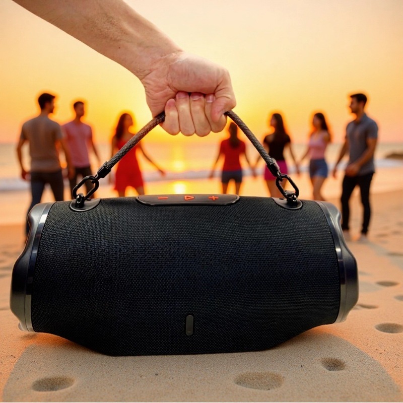 Xtrmm6 Pro Music Vs. Drum 6Th Generation Bluetooth Speaker Portable Outdoor Shoulder Strap Subwoofer 120W Speaker