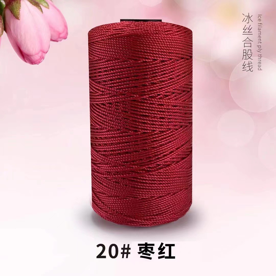 Hilo para Crochet de 3 Hebras de Nylon para Tejido a Mano