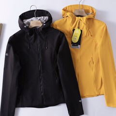 KLS凯楽石同款春秋女款防风外套防水加厚软壳衣连帽登山服