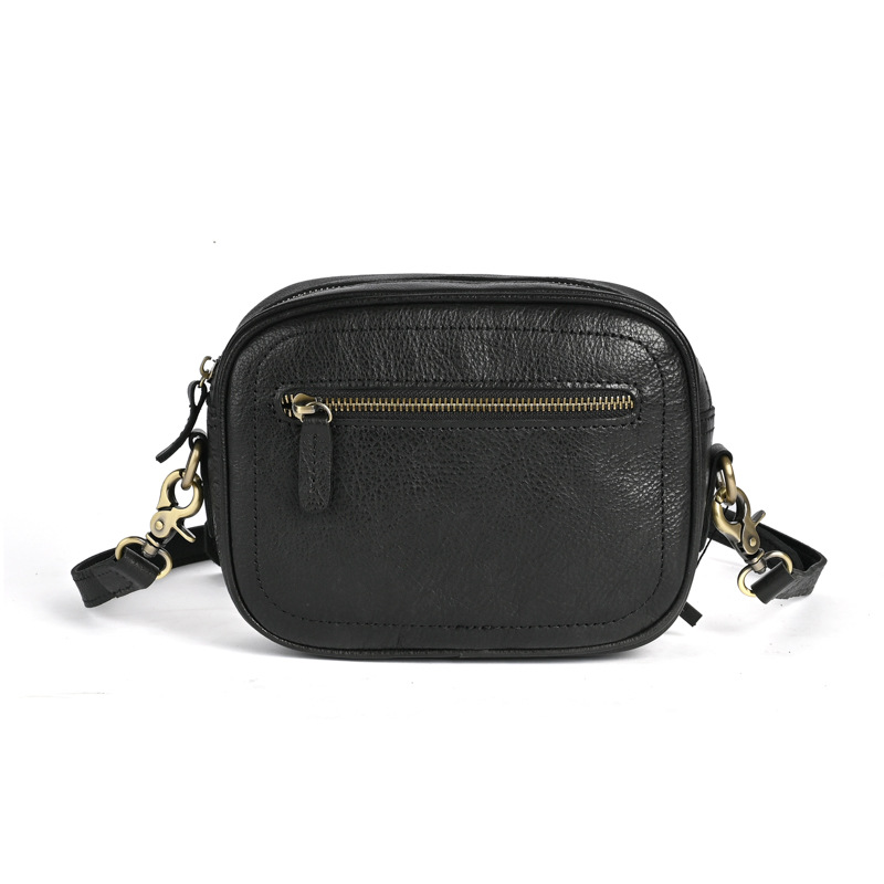 Antiguo inconformista 2023 bolsa de mensajero de los hombres bolsa de mensajero de cuero genuino de la moda europea y americana tirar-Bolsa de hombro de los hombres