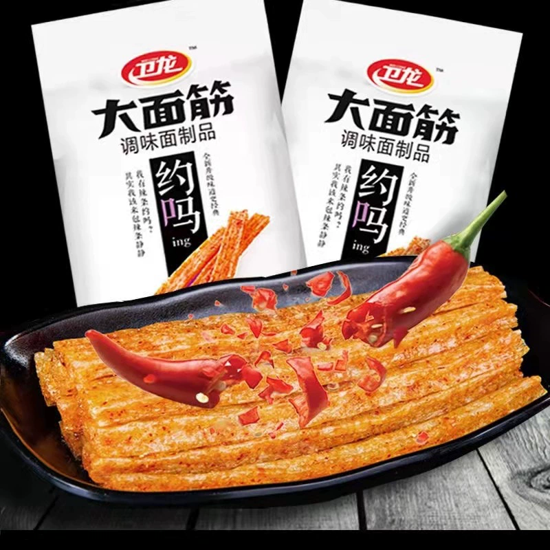 卫龙 Spicy 106g Small Small Global Glutiny Small Small Spicy Stick Small Bands Small Glutons Campus Snacks Full Box
