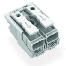 德国二进二出照明按压式灯具接线端子台294-4002