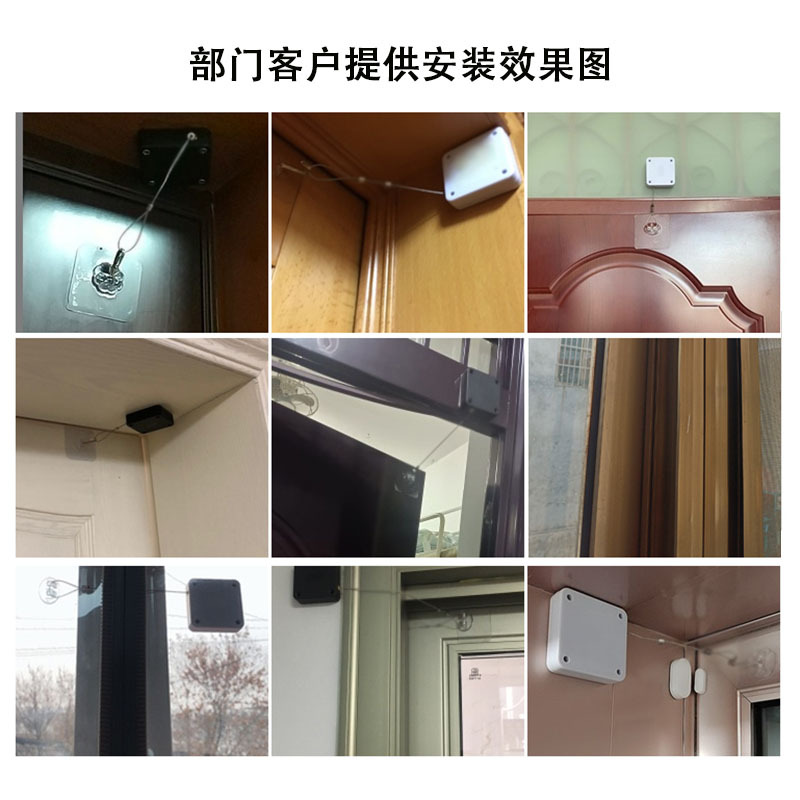 Cerrador automático para puerta | Diseño simple con cuerda elástica | Apto para puertas de madera o correderas