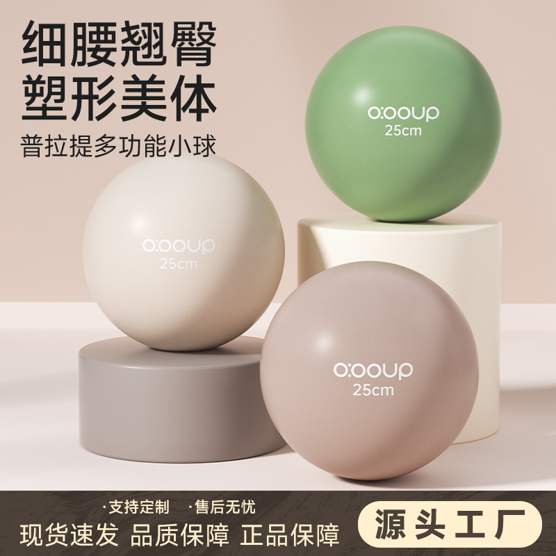 Pilates Small Ball Pelvic Floor Muscle Training Adult Ball Postpartum Yoga Ball Boxed with Free Pump Butt Lift Ball 25cm