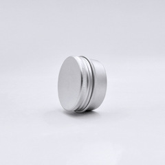 30ml threaded round aluminum box, snowflake cream cosmetic aluminum box, anti-itch ointment small aluminum box, candle box